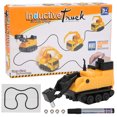 thumbnail image 2 of Inductive Draw Line Following Robot Car, Educational Toy for Children, Tank, Engineering Vehicle, Robot, with Light Sensor and Switch for Pen Follow Car, 2 of 7