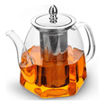 thumbnail image 1 of Tetera Para Te Y Cafe Teteras De Cristal Con Filtro Infusor  Xtellar Transparente, 1 of 3