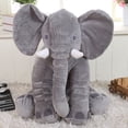 thumbnail image 3 of Elefante de peluche sin relleno, de algodón PP, suave, almohada para dormir para bebé, juguetes para niños, 3 of 4