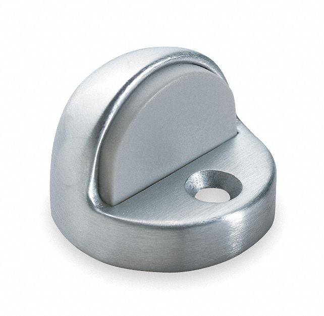 Rockwood Dome Door Stop,Floor Mount,Satin Chrome 443.26d