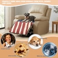 thumbnail image 4 of ZIATUBLES Recliner Chair Covers, Reclining Couch Slipcovers Seat Cushion, Anti-Slip Sofa Cover for Dogs Pets, Washable Furniture Protector, 38.58 x 24.40 Inches, American Flag Butterfly Print, 4 of 8