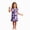 N215-Dark Purple, variant on NOLDARES Halloween Nightdress Toddler Girls Sleepwear Cute Cartoon Ghost Print Dresses Short Sleeve Pajamas Dress(N215-Sky Blue)