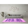 thumbnail image 3 of Ahgly Company Indoor Rectangle Oriental Pink Traditional Area Rugs, 3' x 5', 3 of 4