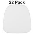 thumbnail image 2 of Flash Furniture Louise 22 Pack Soft Snow White Fabric Chiavari Chair Cushion, 2 of 4