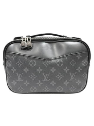 Louis Vuitton Mens S Lock Sling Bag Monogram Canvas Brown Leather  ref.1005610 - Joli Closet