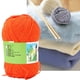 thumbnail image 1 of Hilo tejido de algodón para bufanda tipo Jersey, popular, medio fino, línea de carbón de bambú (naranja), 1 of 6