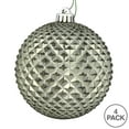 thumbnail image 4 of Vickerman 6" Wrought Iron Durian Glitter Ball Ornament, 4 per Bag, 4 of 4