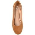 thumbnail image 5 of Journee Womens Kavn Comfort Insole Slip On Round Toe Ballet Dress Flats, Widths Available, 5 of 10