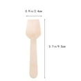 thumbnail image 3 of LOVERLYZ 150pcs Disposable Wood Spoons Eco- Spoon Pudding Scoop Party Supplies, 3 of 5
