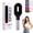 Black, variant on Aqua Brush 2-in-1 Misting Hair Brush with Built-In Water Spray, Detangling Wet & Dry Hairbrush, Fine Mist Sprayer (Blue)