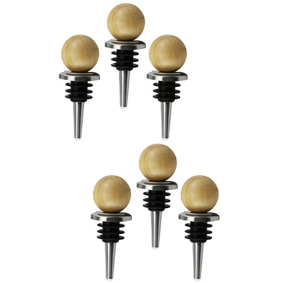 2 Pieces Bottle Cork Wine Toppers Beverage Stoppers