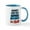 White/Blue Inside, variant on CafePress - CRABS Mug - 11 oz Ceramic Mug - Novelty Coffee Tea Cup