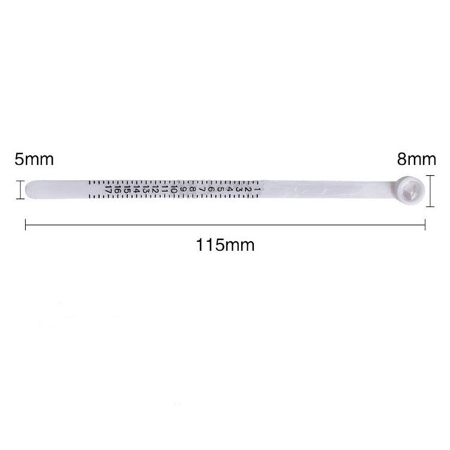 Ring Sizer Tape Finger Sizer Ring Sizer Tape Ring Size Measurement Tools Ring Sizer Tape with Magnifying Glass Function for Ring Size Measuring