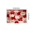 thumbnail image 3 of Tapete de cocina antideslizante para San Valentín | Alfombra absorbente de poliéster | Felpudo lavable de 40 x 60 cm para entrada, baño y lavabo, 3 of 5