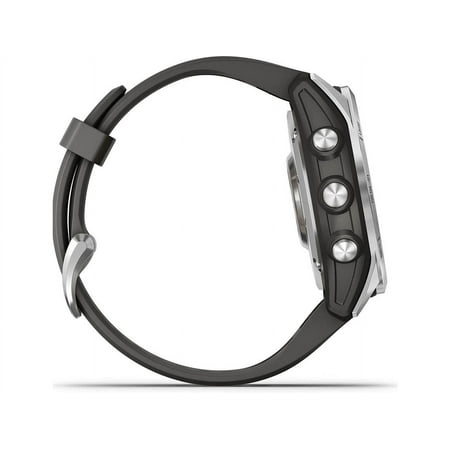 Garmin fenix 7S 42mm Multisport GPS Smartwatch, Silver with Graphite Band