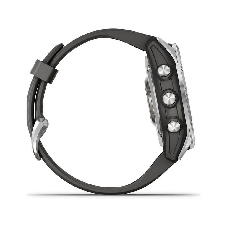 Garmin fenix 7S 42mm Multisport GPS Smartwatch, Silver with Graphite Band Garmin fenix 7S 42mm Multisport GPS Smartwatch, Silver with Graphite Band
