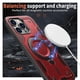 thumbnail image 2 of For iPhone 14 Pro Max Case Compatible with MagSafe Military Protection PC+TPU Kickstand Phone Cover, 2 of 5