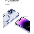 thumbnail image 2 of Plating Case for iPhone 14 Pro Max with Camera Lens Protector,Anti-Scratch Shockproof Slim Protective Case, Ideal for Women and Men，Compatible for iPhone 14 Pro Max, Sliver, 2 of 13