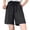 *Black, variant on ClodeEU Women's High Waisted Lightweight Denim Knee Length Shorts , Summer Jean Bermuda Short Dark Blue,Womens Plus XXXXL