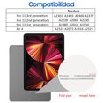 thumbnail image 4 of M Buder Protector de Pantalla Mate Tipo Papel Especial para iPad Pro 11 Pulgadas 2021 2020 y iPad Air 4 10.9 Pulgadas 2020 Anti Reflejo Resistente a Rayones Incluye 2 Piezas y Kit de Instalación, 4 of 9