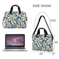 thumbnail image 3 of FORMRS 16" Laptop Bag Carrying Sleeve Case with Handle Travel Shoulder Briefcase, Whimsy Daisy Pattern, 3 of 8