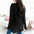 thumbnail image 4 of Cardigan Chandail d'Hiver pour Femmes Manches Longues Ouvert Manteau Tricoté avec Poche, 4 of 7