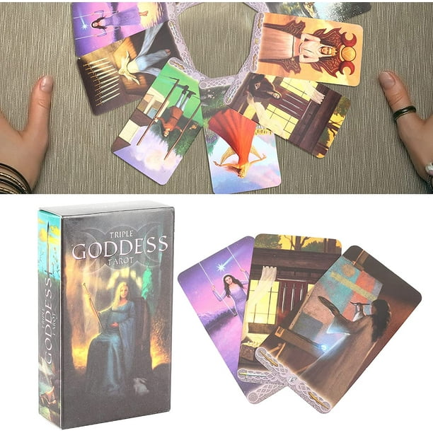 Triple Goddess Tarot, 79 Pcs Tarot Cards Deck, Suitable for