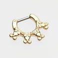 thumbnail image 3 of Golden Tribal Ingara Septum Clicker, 3 of 3
