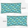 thumbnail image 3 of Easygdp Cartoon Monster Truck Envelope Closure Pillowcase - 20x36in, Queen Pillowcase, Breathable, Stain-Resistant, Wrinkle-Free, 3 of 9