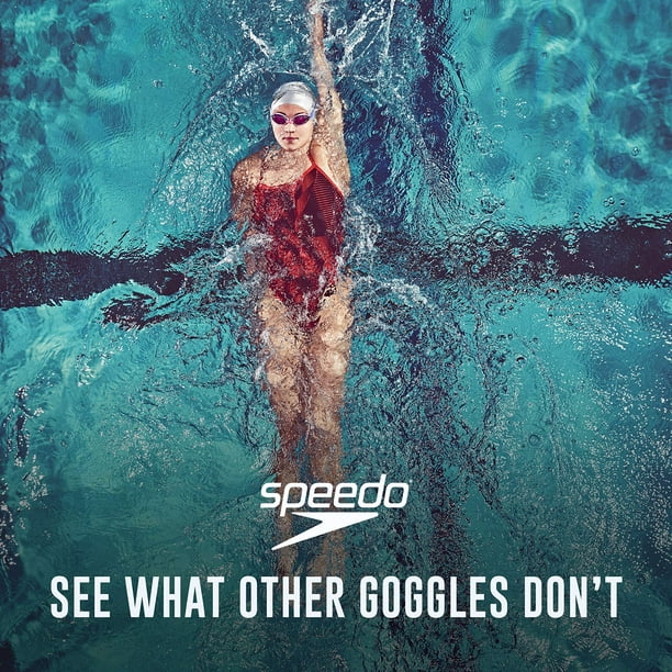 Speedo Vanquisher 2.0 Mirrored Swim Goggles Panoramic Anti Glare