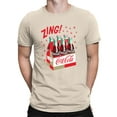 thumbnail image 2 of Officially Licensed Coca-Cola Windsurfing Sunset Retro Graphic Men's T-shirt, 2 of 3