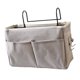 thumbnail image 4 of Organizador De Mesita De Noche, Cesta Organizadora De Mesita De Noche De Lino Y Algodón, Bolsa Colgante Multiusos, Soporte Para Bolsa Colgante Para Literas, Dormitorios, 4 of 8