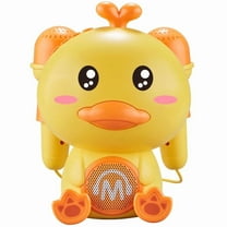 Mini Karaoke Machine for Kids, Duck Portable Microphone Musical Toy with 2 Wireless Mics as Girls Toys Gifts Aged 3-12