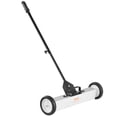 thumbnail image 4 of VEVOR 50Lbs Rolling Magnetic Sweeper with Wheels, Push-Type Magnetic Pick Up Sweeper, 24-inch Large Magnet Pickup Lawn Sweeper with Telescoping Handle, Easy Cleanup of Workshop Garage Yard, 4 of 9
