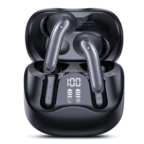 Wireless Earbuds, Adaptive Hybrid ANC with 6 Mics ENC Clear Call EarBuds, Hi-Res Audio Deep Bass Bluetooth 5.4 Headphones, 48H Playtime Noise Canceling Earbuds, Wireless Charging