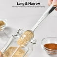 thumbnail image 4 of U-Taste Narrow Square Measuring Spoons: 18/8 Stainless Steel Kitchen Measure Teaspoon Tablespoon with Leveler, Polygon Rectangular Metal Jar Scoop for Baking Cooking, Coffee, Spice, Powder (Set of 8), 4 of 9