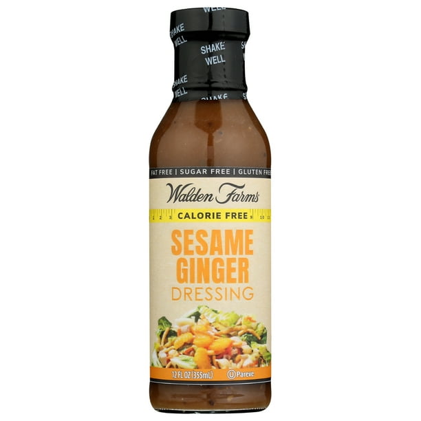 Walden Farms Dressing Sesame Ginger, 12 Fl Oz
