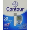 Bayer Ascensia Contour Diabetic Blood Glucose Test Strips, 50