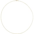 thumbnail image 2 of Auriga Fine Jewelry 14K Yellow Gold-Filled 1 mm Cable Chain Necklace for Women 16", 2 of 3