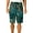 Green Painterly Leaves, variant on Men's Big & Tall 8" Flex Cargo Swim Trunks