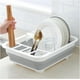 thumbnail image 5 of Escurridor de platos plegable para cocinas que ahorran espacio, estación de secado sin esfuerzo para platos, utensilios de cocina, utensilios para hornear, cristalería y cubiertos, diseño portátil y, 5 of 6