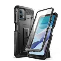 SUPCASE Unicorn Beetle Pro Case for Moto G 5G 2023, Built-in Screen Protector Full-Body Rugged Belt Clip & Kickstand Case (Black)