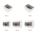 thumbnail image 4 of 3-6 Ways Conceal Mounted Transparent Cover Electrical Distribution Box Circuit Breaker Lighting Box, 4 of 7