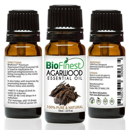 Biofinest Agarwood Essential Oil - 100% Pure Therapeutic Grade - Best For Aromatherapy - For Meditation, Spiritual Tranquility - FREE E-Book (Best E Cig Oil)