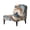 Marble Texture, variant on HELLHERO Lemon Bow Bloom Stain Protection Dustproof Chair Cover Anti Scratch Armless Accent Chair Washable Cover for Armless Chair