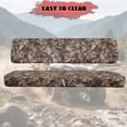 thumbnail image 3 of FKELYI Camo Hunting Leaf Print UTV Seat Cover Waterproof Powersports Seats Covers Anti-Dust Mule Bench Seat Cover Compatible with Mule SX 2017-2023 Interior Decor, 3 of 7