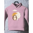 thumbnail image 3 of Cute Hedgehog With Umbrella Hoodie Toddler -Image by Shutterstock,  5 Toddler, 3 of 4