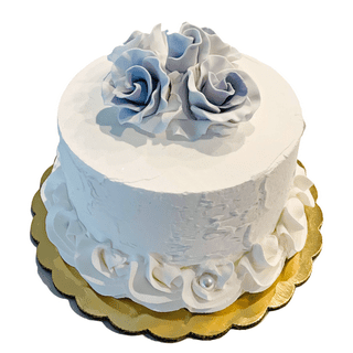 White Confetti Birthday Cake 6 inch Fake Cake- Faux unedible Prop Decoration Dezicakes