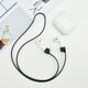 thumbnail image 2 of Cordón Para auriculares Likrtyny Para AirPods 1 2 3 Pro Anti Lost Silicone Rope Holder, 2 of 7