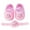 Pink, variant on Otqutp Little Kid Solid Color Shoes Baby Shoes With Hair Band Fashion Soft Soled Toddler Shoes Dress Flower Princess Shoes
